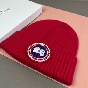 Canada Goose Vibrant Red Beanie